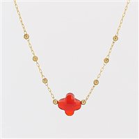 Halskette Zag Bijoux Dame in Stahl SNS7970-01RED